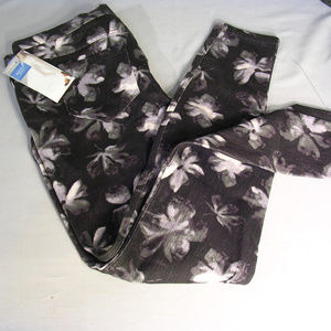 NWT Simply Vera Vera Wang Floral Pull-On Leggings